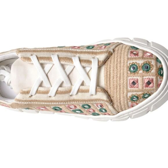 FREE PEOPLE Catch Me If You Can Crochet Sneaker, Size 39 Right Shoe ONLY No Mate - Picture 7 of 8